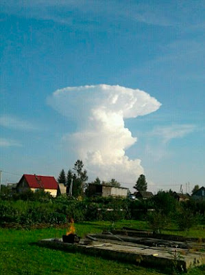 nuclear test, mushroom cloud