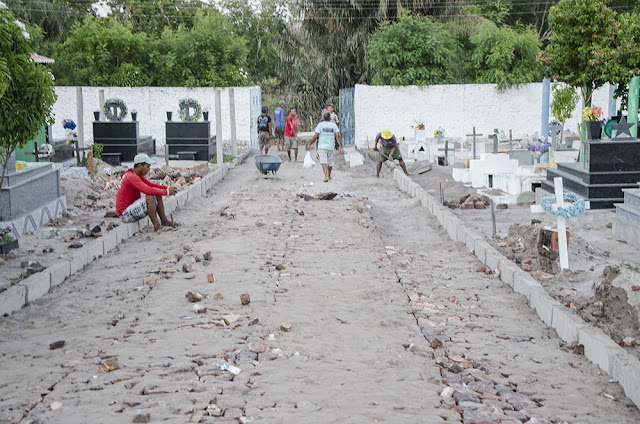 Cemitério de Cocal recebe calçamento para o Dia dos Finados - Imagem 7
