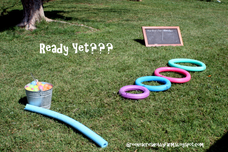Greene Acres Hobby Farm Water Balloon Target Practice