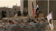 الاحتفال بنهاية العمليات العسكرية الامريكية في العراق مخلفةً خسائر بشرية فادحة في الجانبين