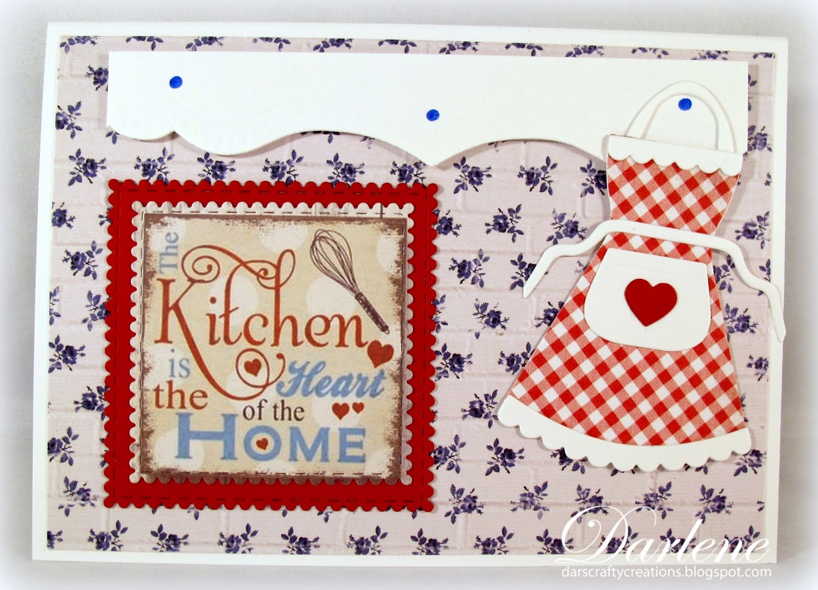 DAR'S CRAFTY CREATIONS Kitchen Cards for Carolyn
