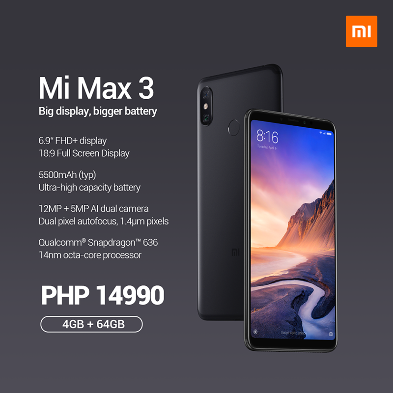 Xiaomi Mi Max 3 Xiaomi Mi Max 3