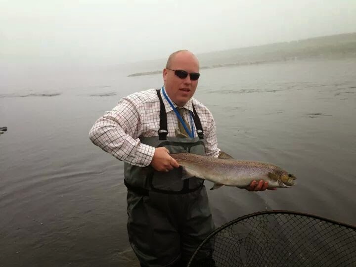 Salmon Fly Atlantic Salmon Fishing On The River Tweed, Kelso, Scotland