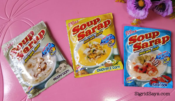 MAS SOUP SARAP Flavors