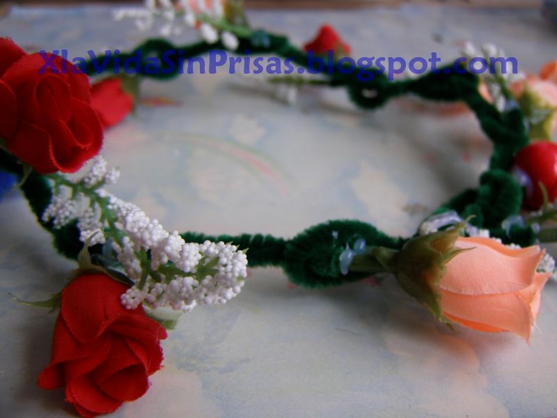 X la Vida sin Prisas Cadena de flores