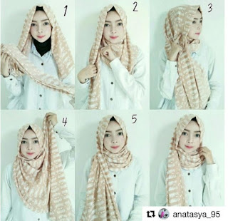 Cara Memakai hijab yang Modern dan Simple