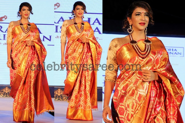 Lakshmi Manchu Benaras Saree