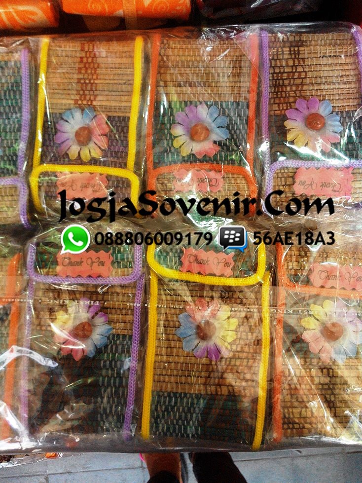 Jual Souvenir Dompet HP Anyaman Jual Souvenir Dompet HP Anyaman