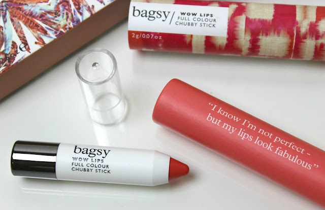 A picture of Bagsy Wow Lips Full Colour Chubby Stick in Cocktail Hour