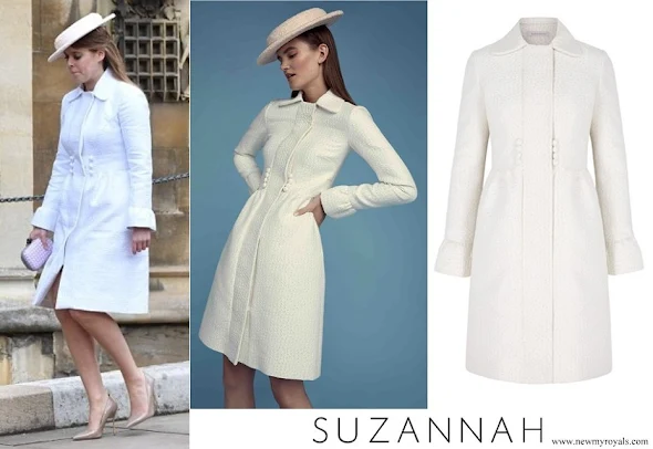 Princess Beatrice wore Suzannah Versaille Coat Dress