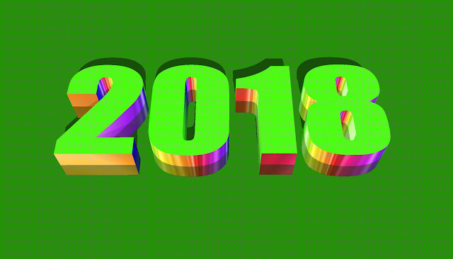Happy New Year 2018 3d hd wallpapers