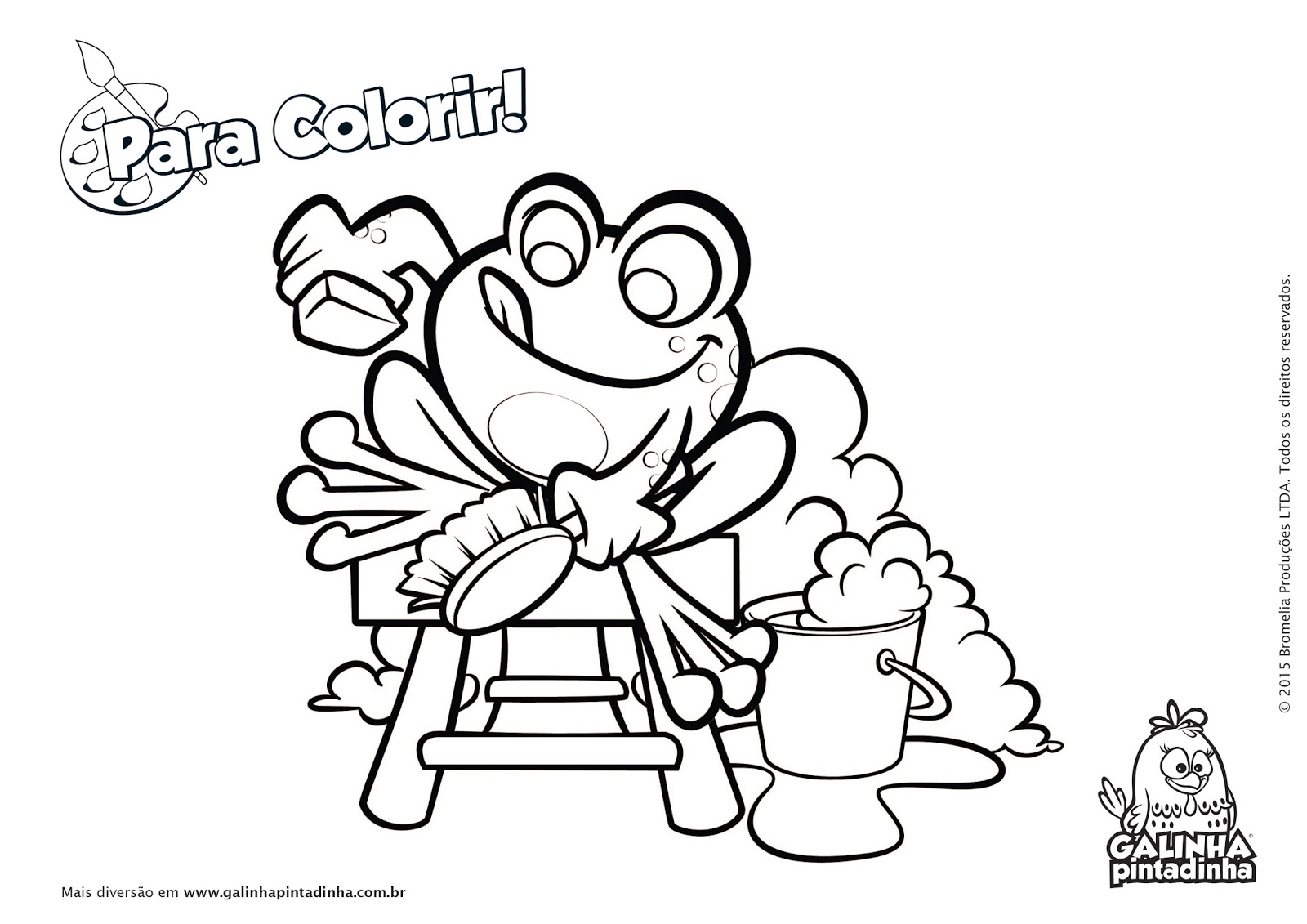 Muitos desenhos da galinha pintadinha para colorir, pintar, imprimir