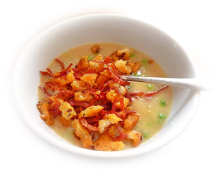 crisply fried chorizo