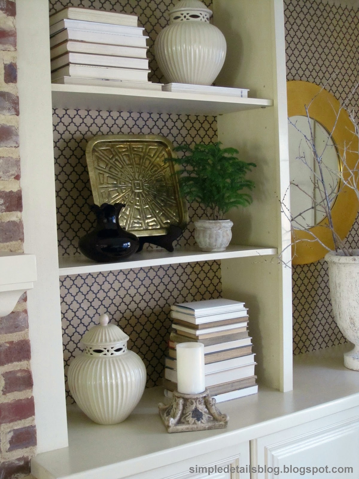 Simple Details 6 diy bookcase makeover