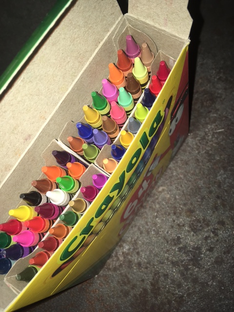 Mahogany Crayola Crayons Set of 10 