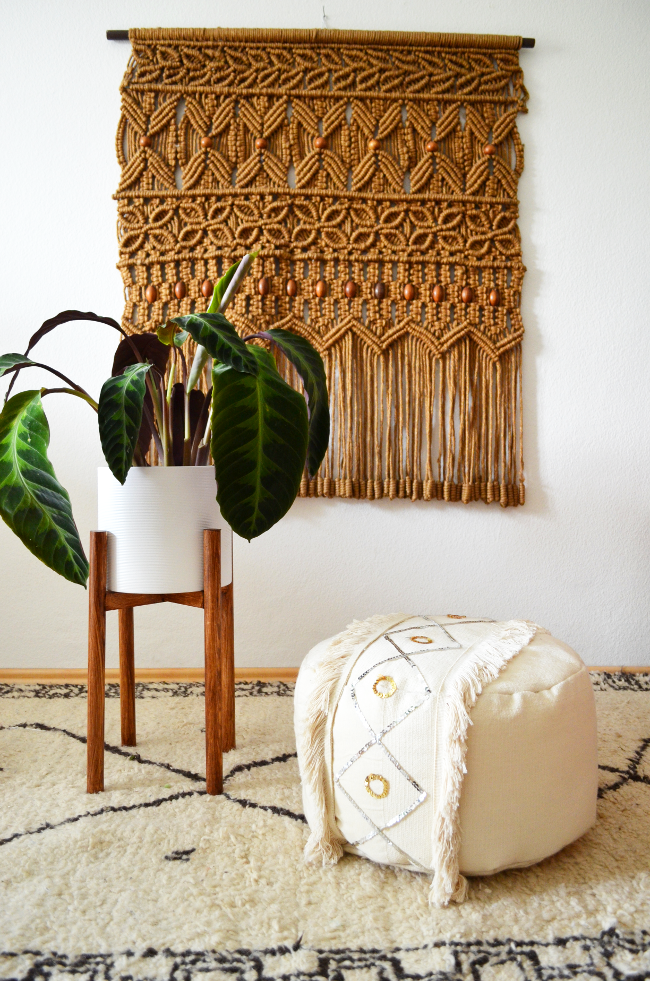 Make It Boho Diy Mid Century Pflanzenstander