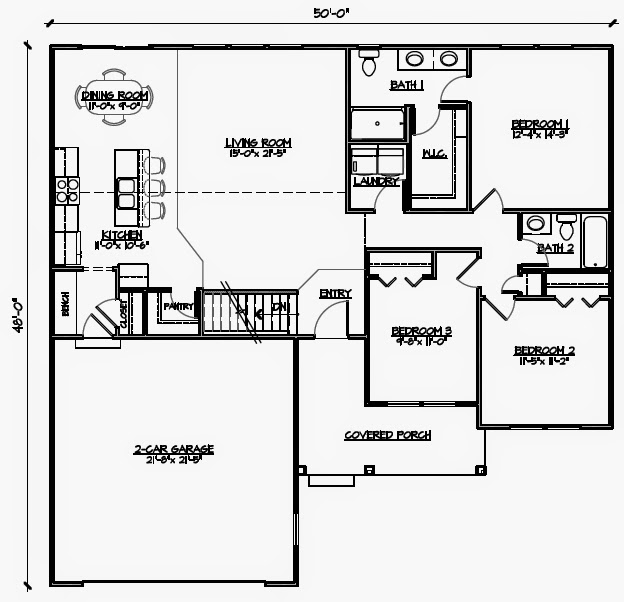 3 Bedroom Wheelchair Accessible House Plans Universal 