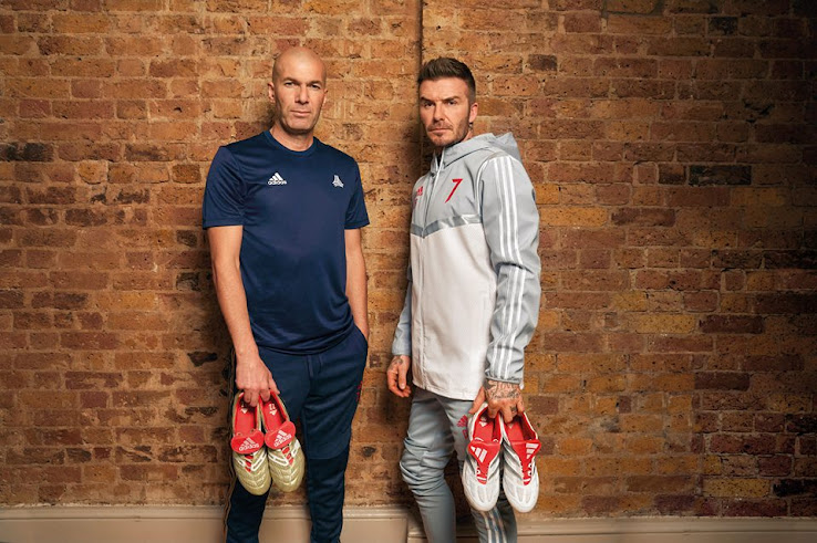 david beckham and zidane adidas