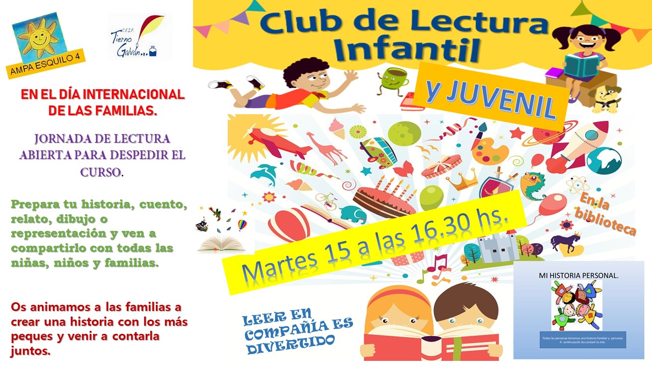 AMPA Esquilo4 SESIÓN FINAL DEL CLUB DE LECTURA