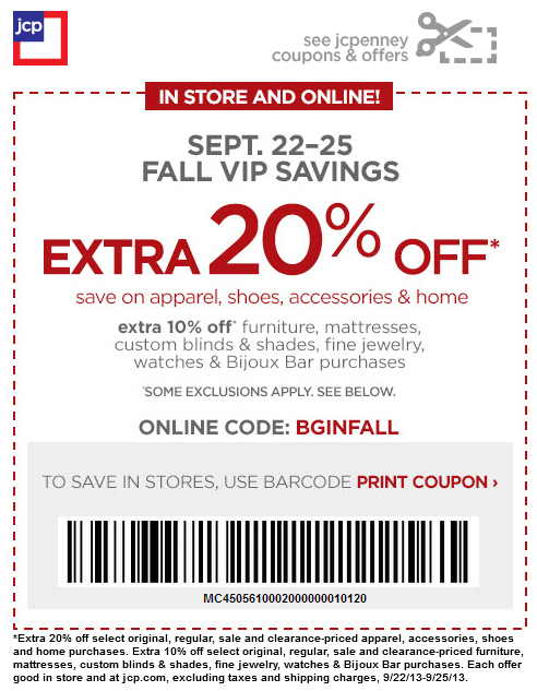 Jcpenney coupon code 40 off