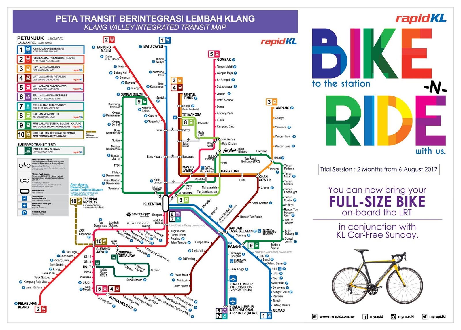 Rapid Kl Lrt Map Rapidkl Off Lrt Monorail Fares If Commuters | My XXX ...
