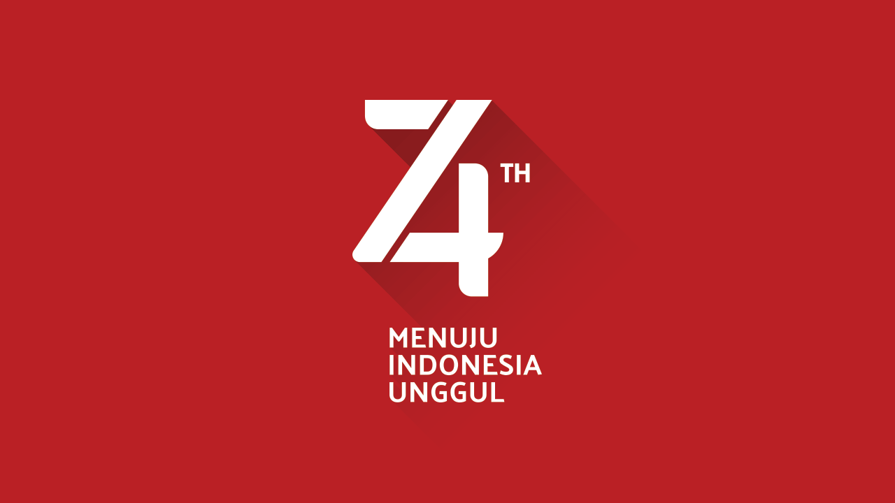 logo Resmi HUT Kemerdekaan RI ke 74 tanggal 17 Agustus tahun 2019