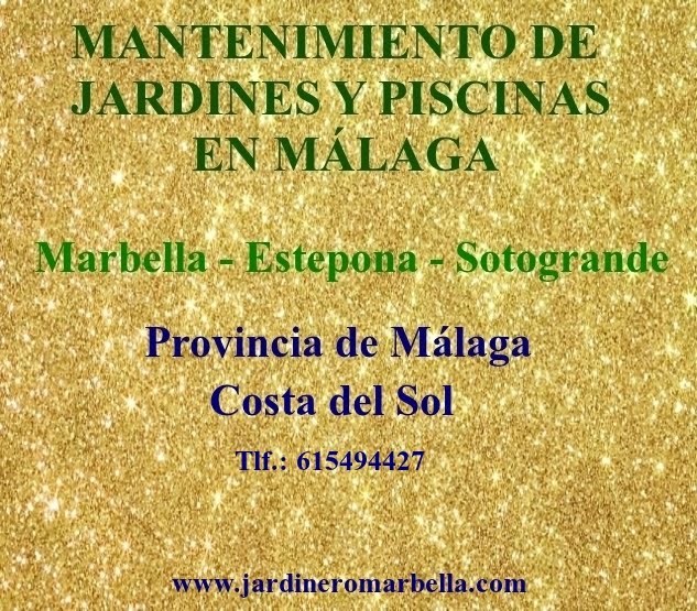 MANTENIMIENTO DE JARDINES Y PISCINAS MARBELLA