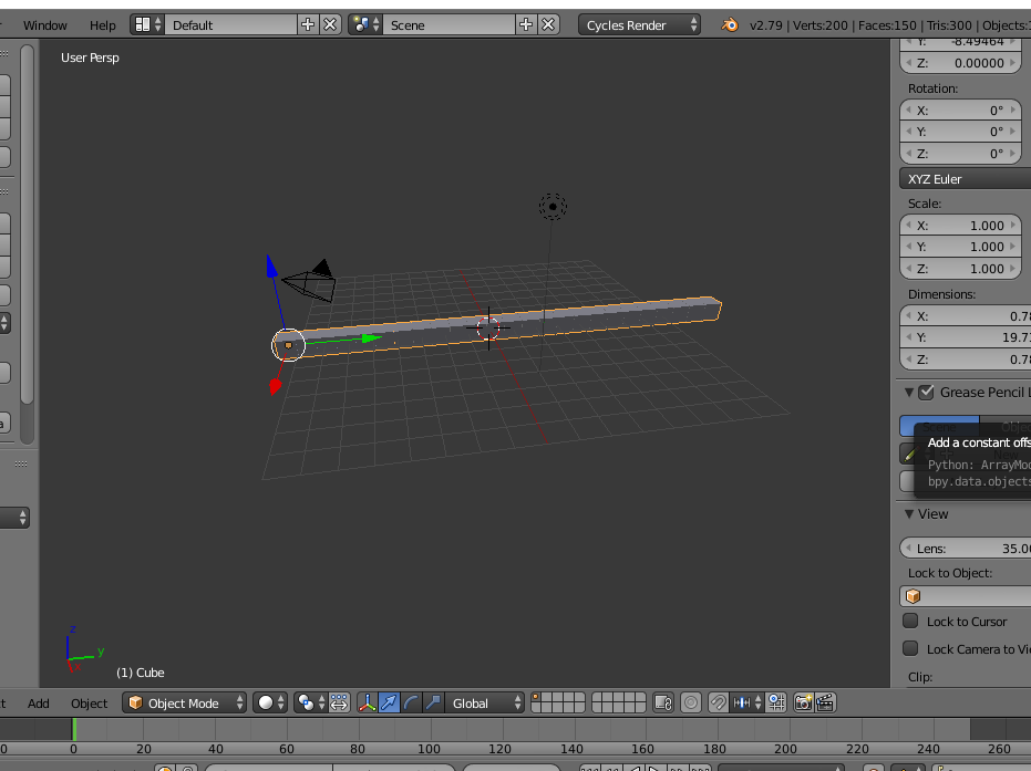 How to make wave in blender using Animation Node addon blender engineer