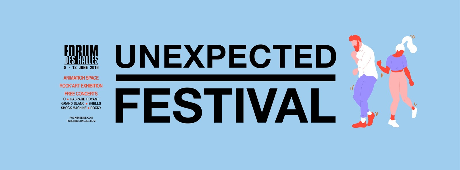 vive le roq Grand Blanc The Unexpected Festival, Forum des Halles, Paris