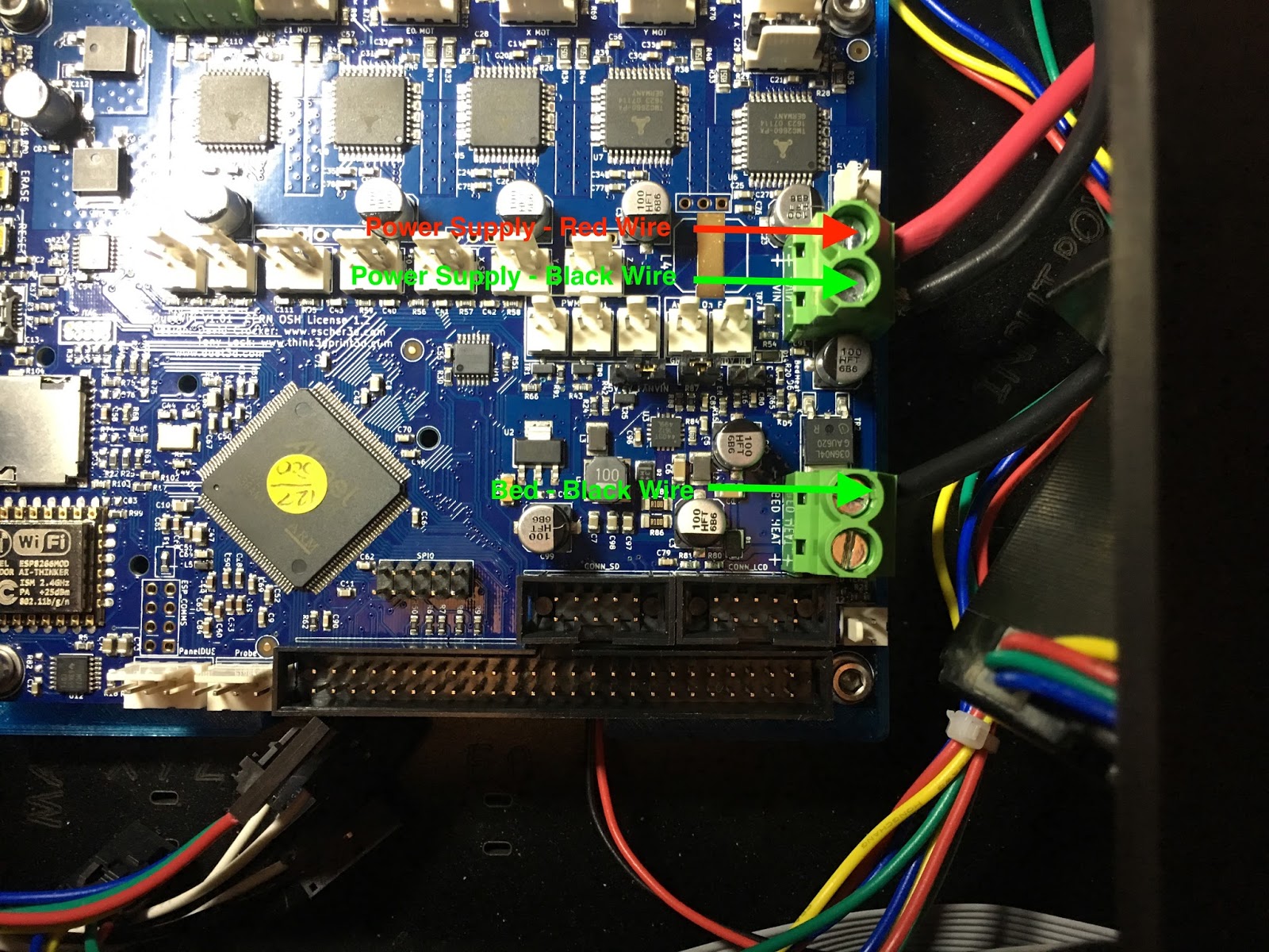 Converting a SeeMeCNC Rostock MAX V3 to Duet WiFi | Sublime Layers