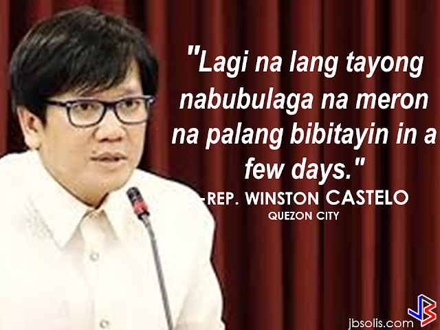 "We would like to find out exactly how many OFWs have been convicted or undergoing trial, the nature of their cases, the penalty they are facing, what can be done to help them," Quezon City Representative Winnie Castelo  said. Castelo called for complete inventory of the OFWs facing jail term and their corresponding court cases in their host country from OWWA and DFA so that the House of Representatives can draft a comprehensive legal assistance program to prevent future executions.         On the case of Jakatia Pawa, Castelo claimed the DFA was informed of Pawa's fate only on January 24, a day before her execution, saying the DFA and OWWA would have saved the life of Pawa if they were informed earlier.   "If the DFA and OWWA had been on their toes, the notice would not have come too late," he said.  Castelo said that these two agencies should have a different plan and approach to address various cases OFWs are facing. He also asked OWWA and the DFA to present their ongoing program, if any, that aims to prevent OFWs from being involved on criminal acts or being victimized  by abuse of their employer that may have pushed them to  commit crimes.      The Congressman even said that The two agencies may tell the Congress if they lack or short of funds so that the House can make the appropriation for a legal defense fund for OFWs.