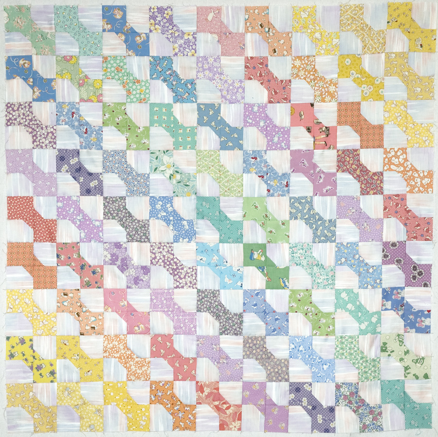 The Objects of Design Baby bow tie quilt top