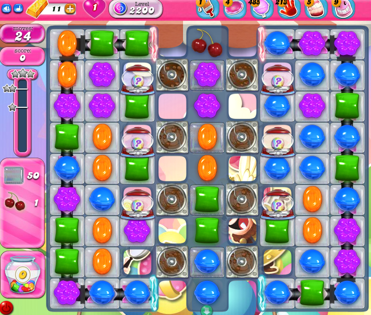 Candy Crush Saga level 2200 Candy Crush Saga level 2200