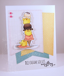 Heather's Hobbie Haven - Chicks with a Sprinkle on Top Card Kit