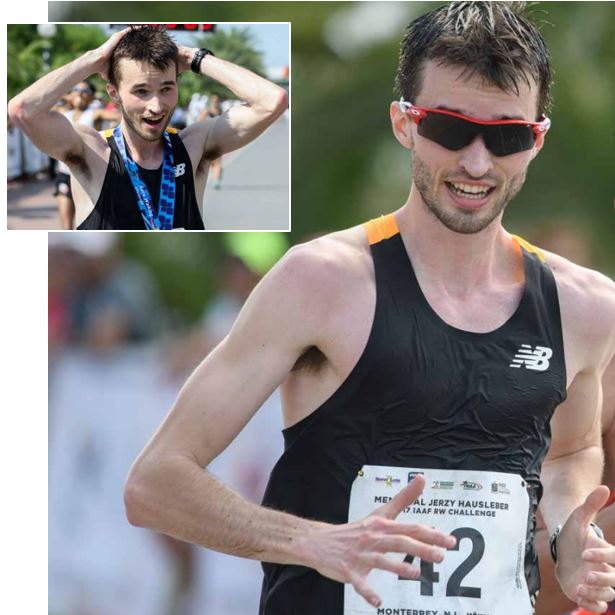 O Marchador Ben Thorne ameaça recorde nacional de 5.000 m