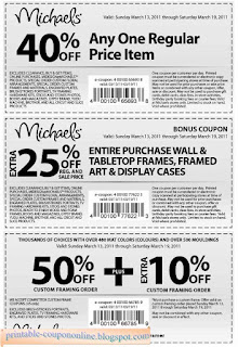Free Printable Michaels Coupons