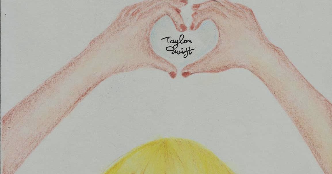 2 VES Taylor Swift Hand Heart Drawing