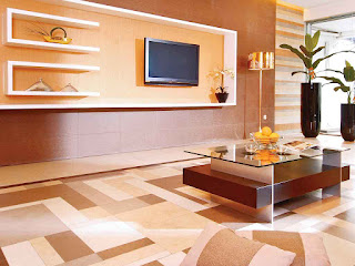 Model Motif Keramik Lantai ruang keluarga