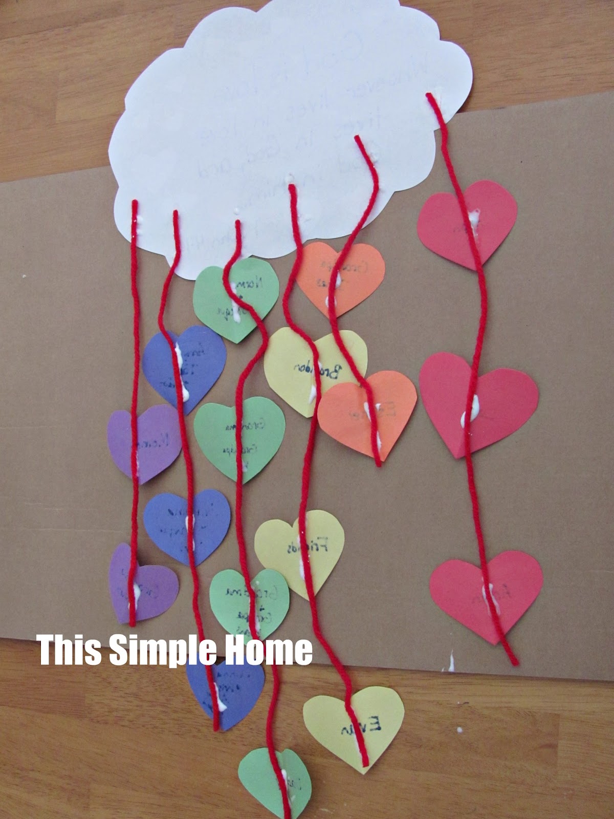 Love Rainbow Craft - This Simple Home