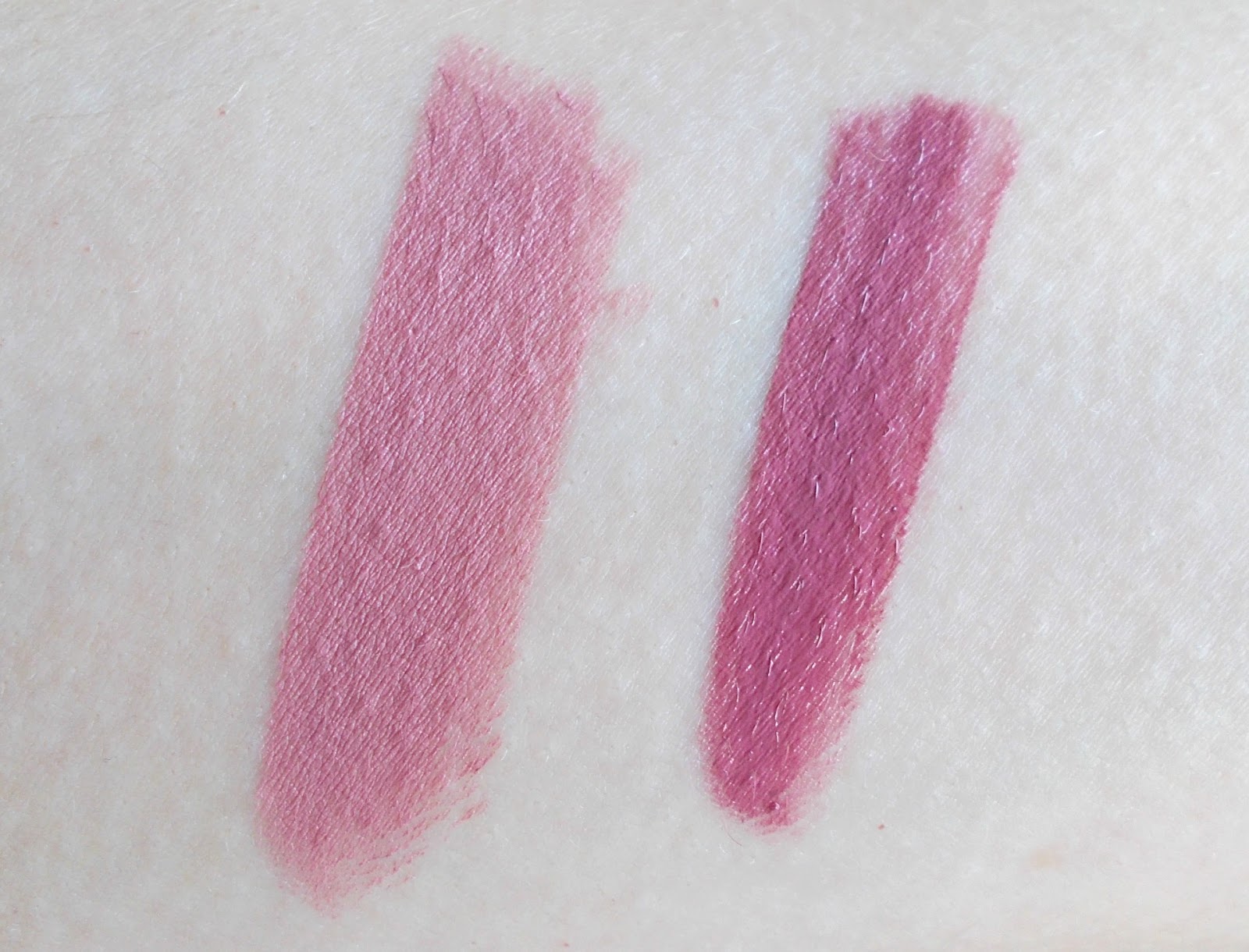 urban decay backtalk too faced melted fig swatch
