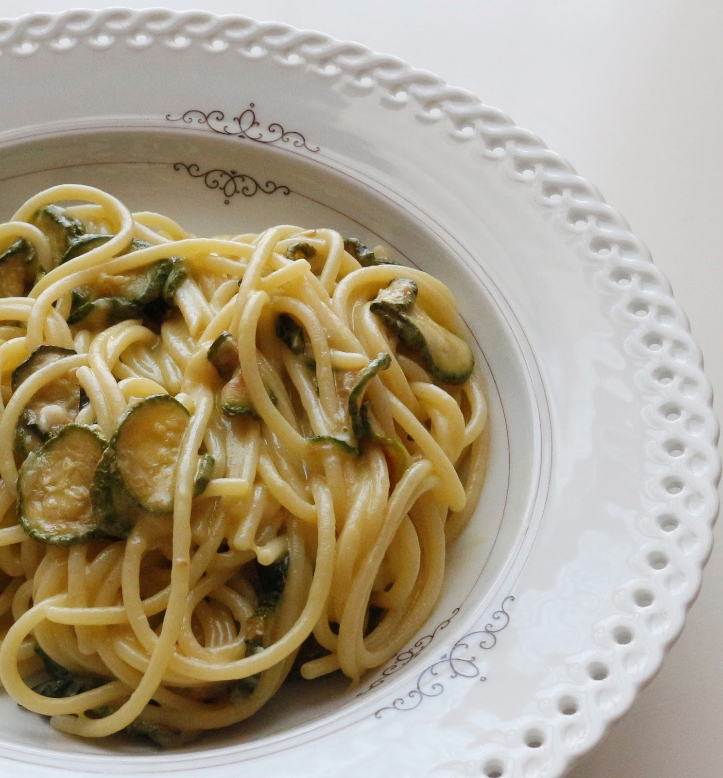 Spaghetti come alla Nerano alla maniera dello Chef Peppe Guida