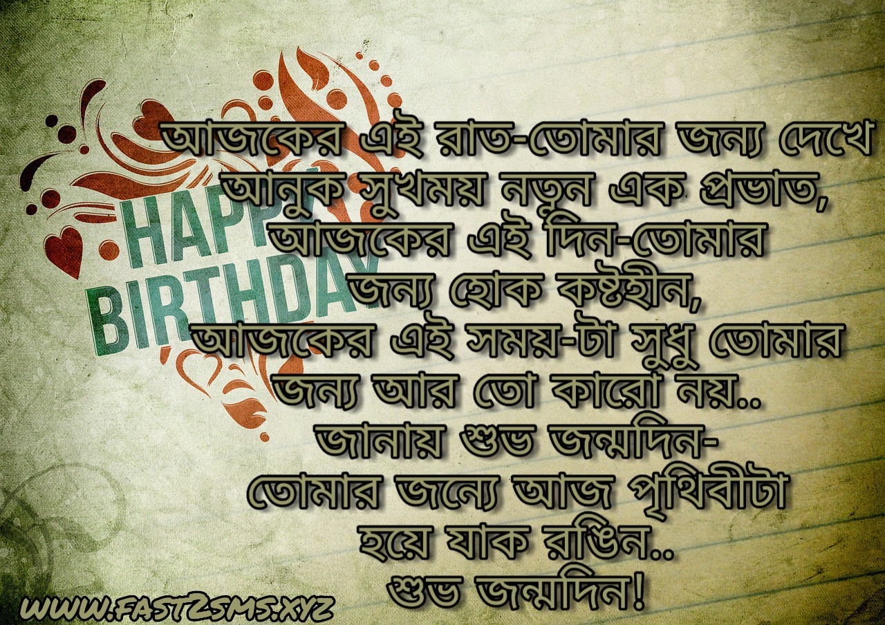 Happy Birthday To Me Caption Bangla