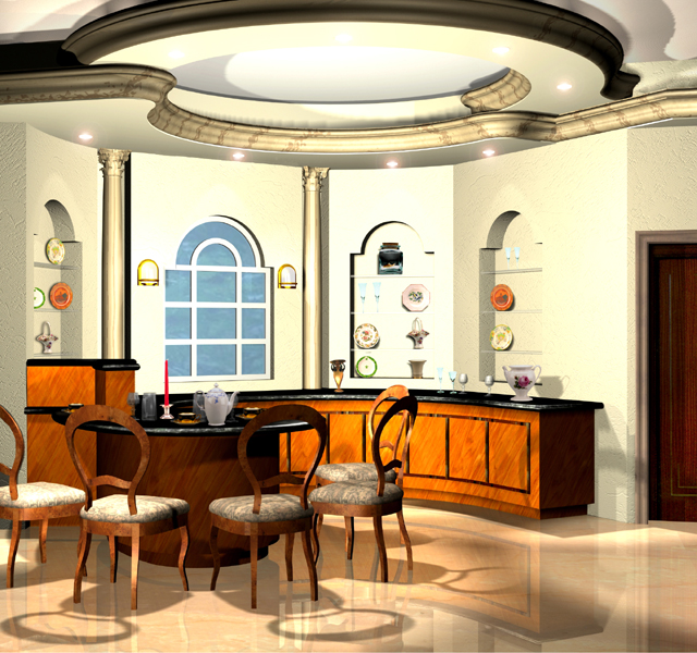 سيف وضيف ديكورات غرف الطعام