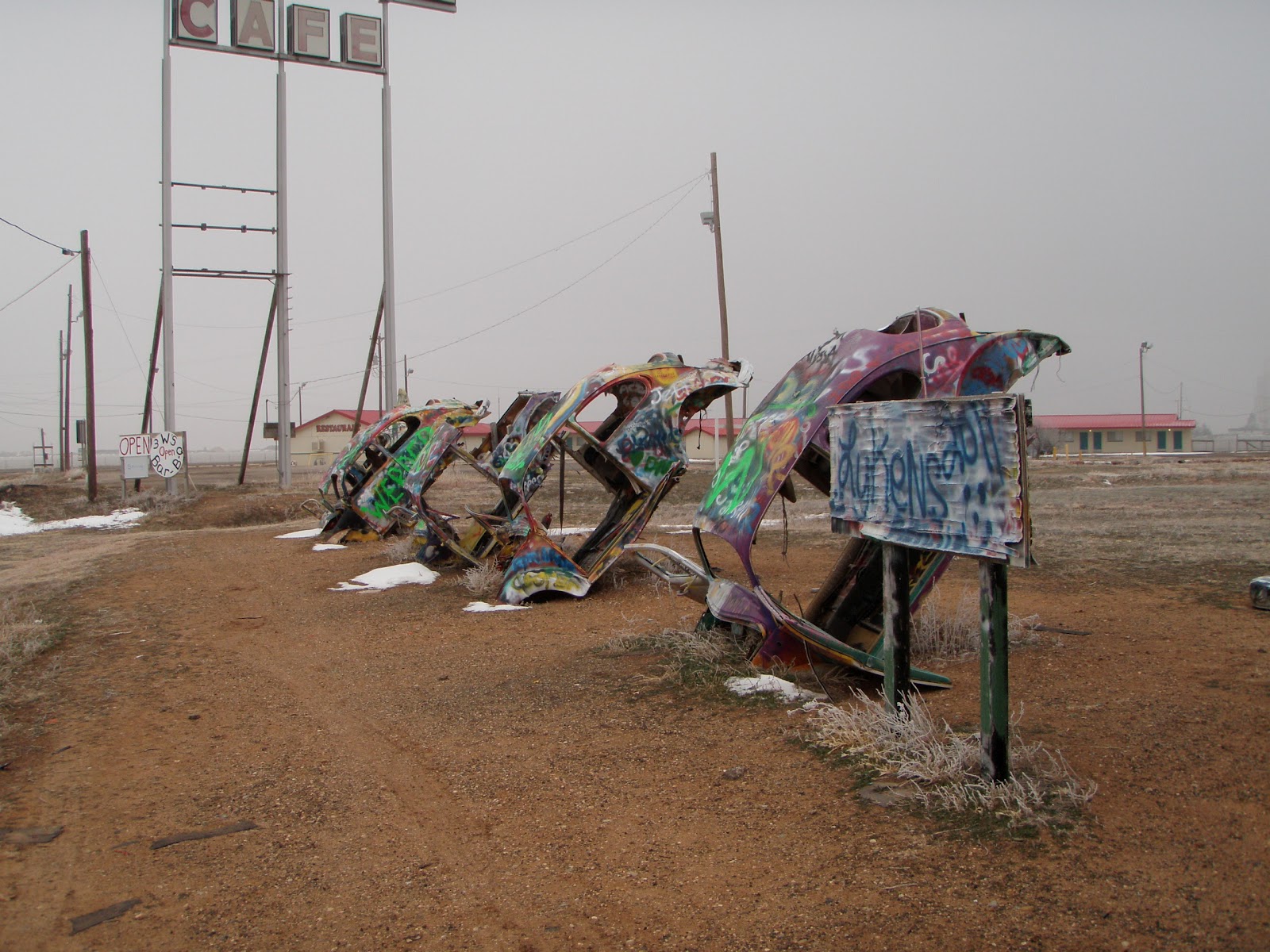 Lone Rider Pedals Route 66 Day 22 Groom, TX to Amarillo, TX