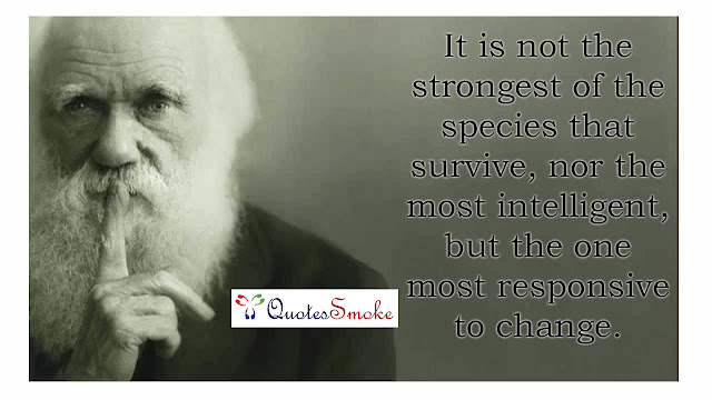 Charles Darwin 39 best change quotes