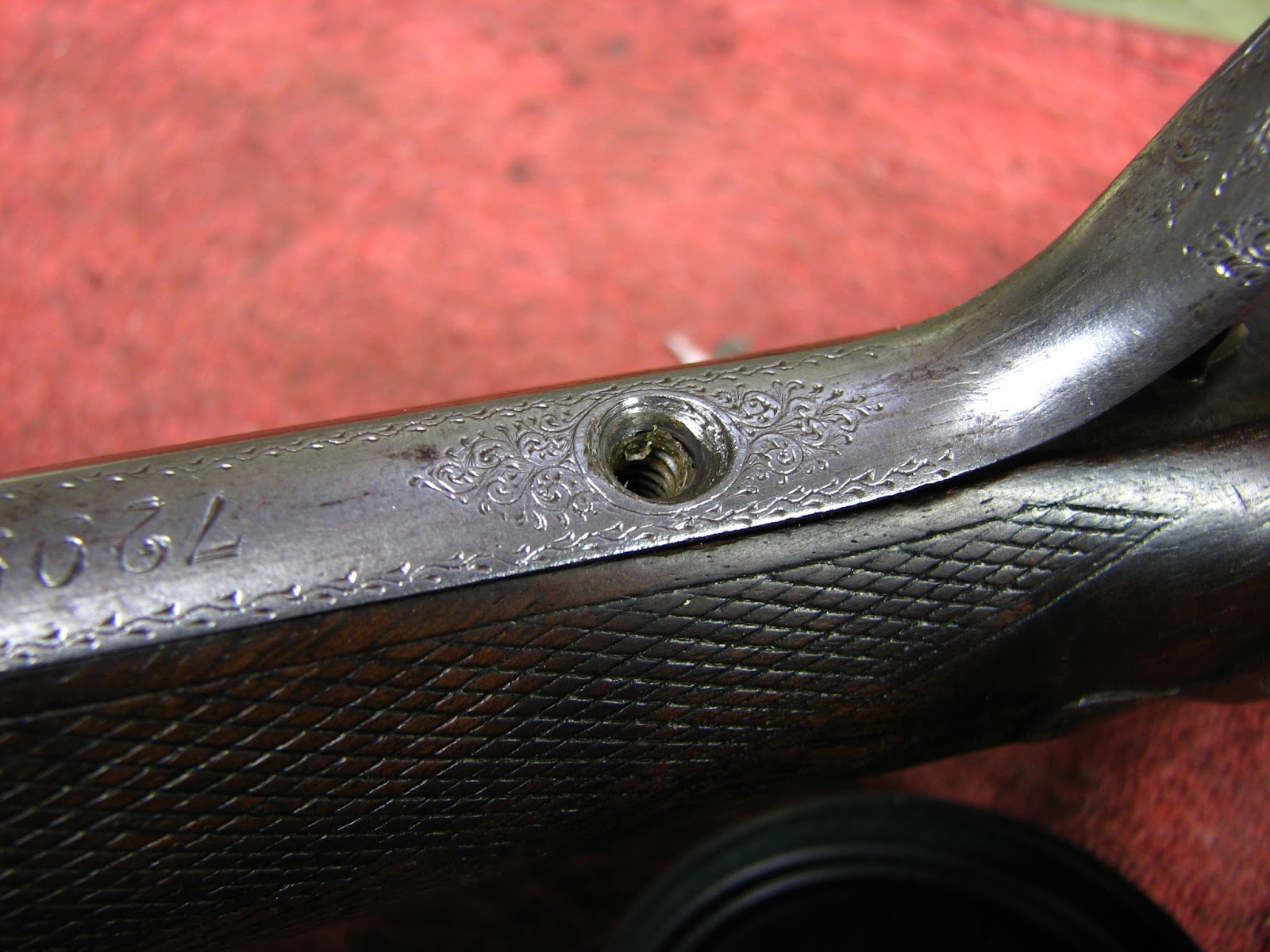 Vicknair Restorations, Specialist Gunsmithing log Repairs to a