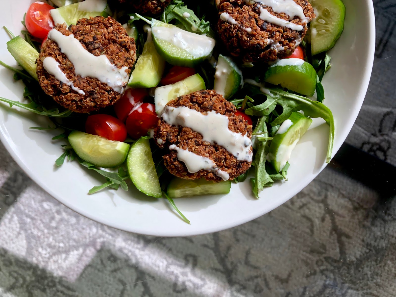 Kvell in the Kitchen Smoky Quinoa Black Bean Falafel