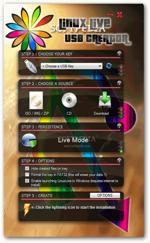 Technique des Reseaux et Systeme Informatique: Linux Live USB Creator