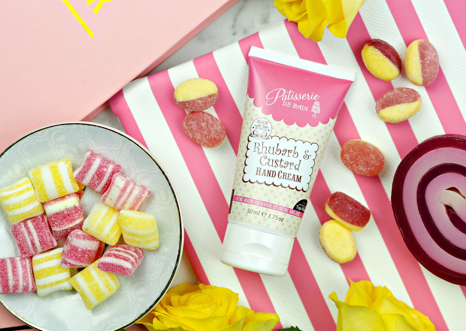 Satisfy Your Sweet Tooth With Patisserie De Bain's NEW Rhubarb & Custard Scent