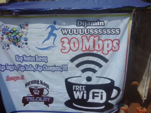 10 Contoh Desain Spanduk Warung Kopi Free WiFi Arif 